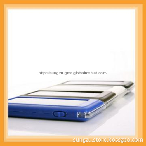 Stainless steel solar charger for cellphone
